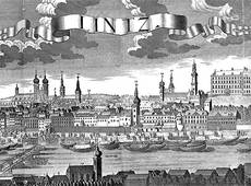 Linz von Norden um 1740. Kupferstich von Christoph Haffner.